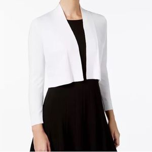 Calvin Klein Women’s Size Medium Open Front Crop Cardigan